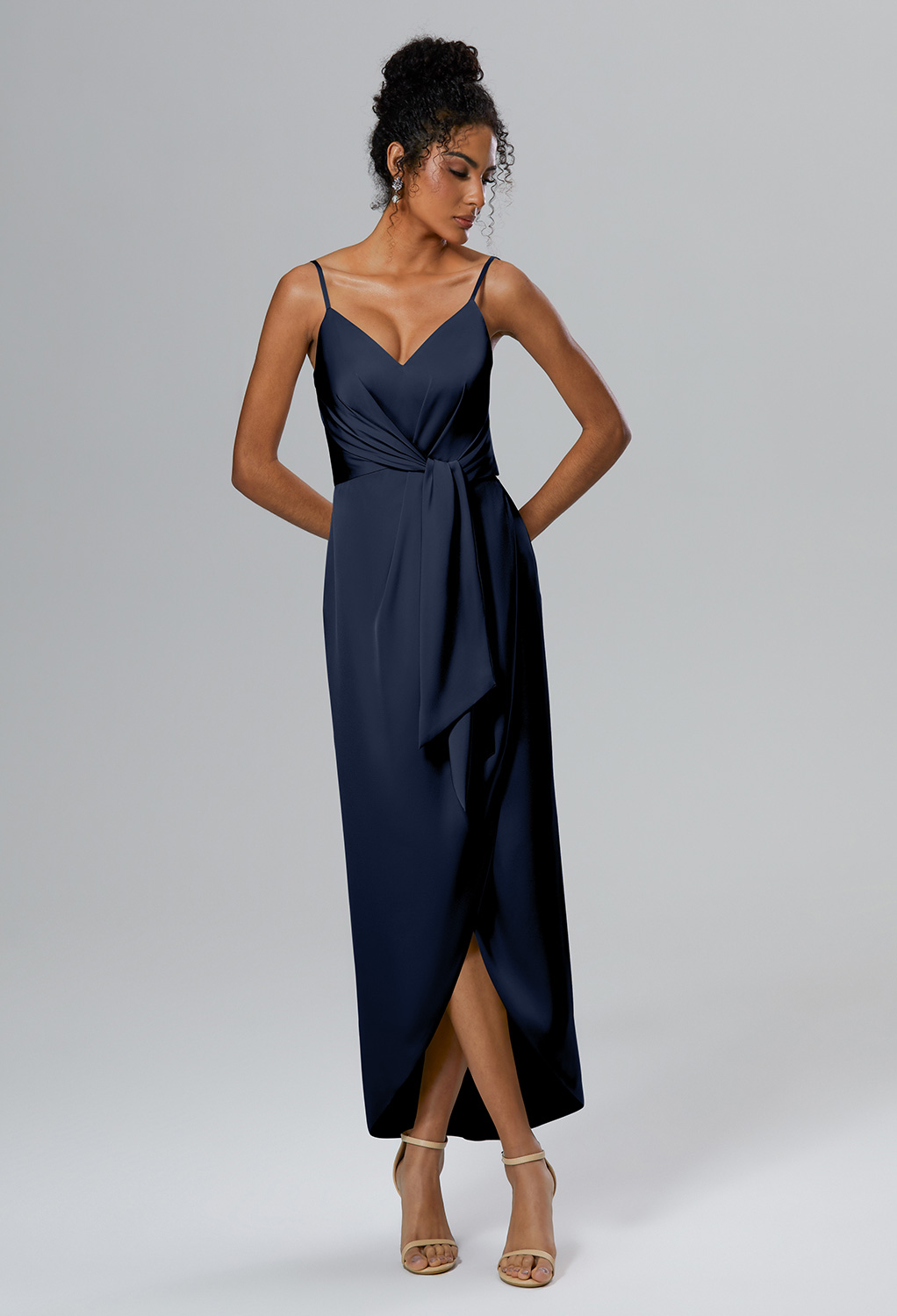 AW Leonora Dark Navy  Spring Wedding Guest Dresses